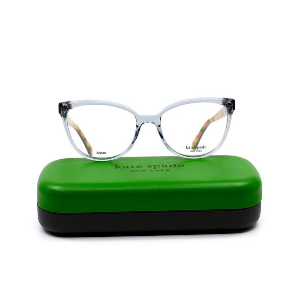 NEW KATE SPADE LUCINDA KB7 TRANSPARENT GREY AUTHENTIC EYEGLASSES FRAME - Picture 6 of 12